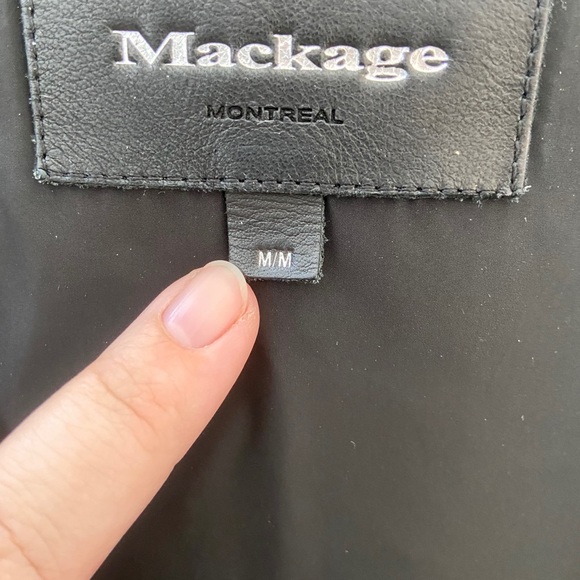 (Sold) Mackage Kay Down Coat With Fur Hood - Picture 6 of 6